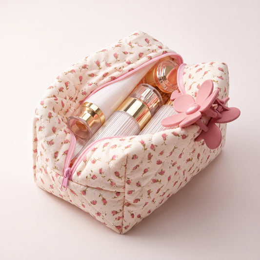 Floral Makeup Bag